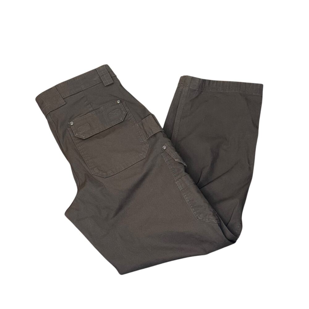 Duluth Trading Men's Brown DuluthFlex Fire Hose Cargo Work Pants 34x32 - Picture 5 of 8